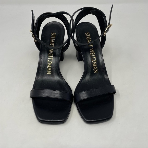 Stuart Weitzman Nearlybare Ankle Strap Leather Sandals - NWT - Picture 7 of 15